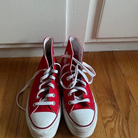 Red Converse - Picture 3 of 3